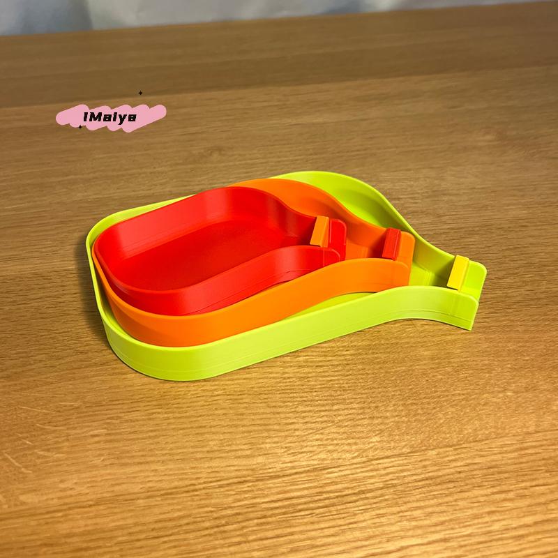 M-Portable Funnel Tray with Barrier Plug Small Items Organization Box Plastic Sorting Tray for Tools - Nut Bead Storage