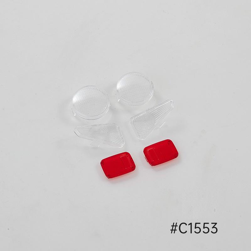 FMS 1/10 Atlas RC Truck Car Parts Front Bumper Main Gear Box Set Light Cup Shock Absorbers