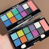 Ri Hao 10-Color Eyeshadow & Blush Palette - Perfect for June 1st Festival, Stage Makeup, Shimmer & Pearlescent for Beginners.