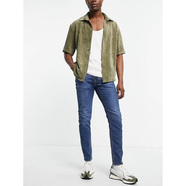 

Узкие зауженные джинсы Levi s 512 темно-синего цвета