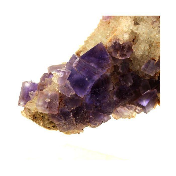 Pierres et Minéraux. Fluorite + Baryte + Quartz. 250.0 ct. La Cabaña, Berbes, Asturias, Espagne.