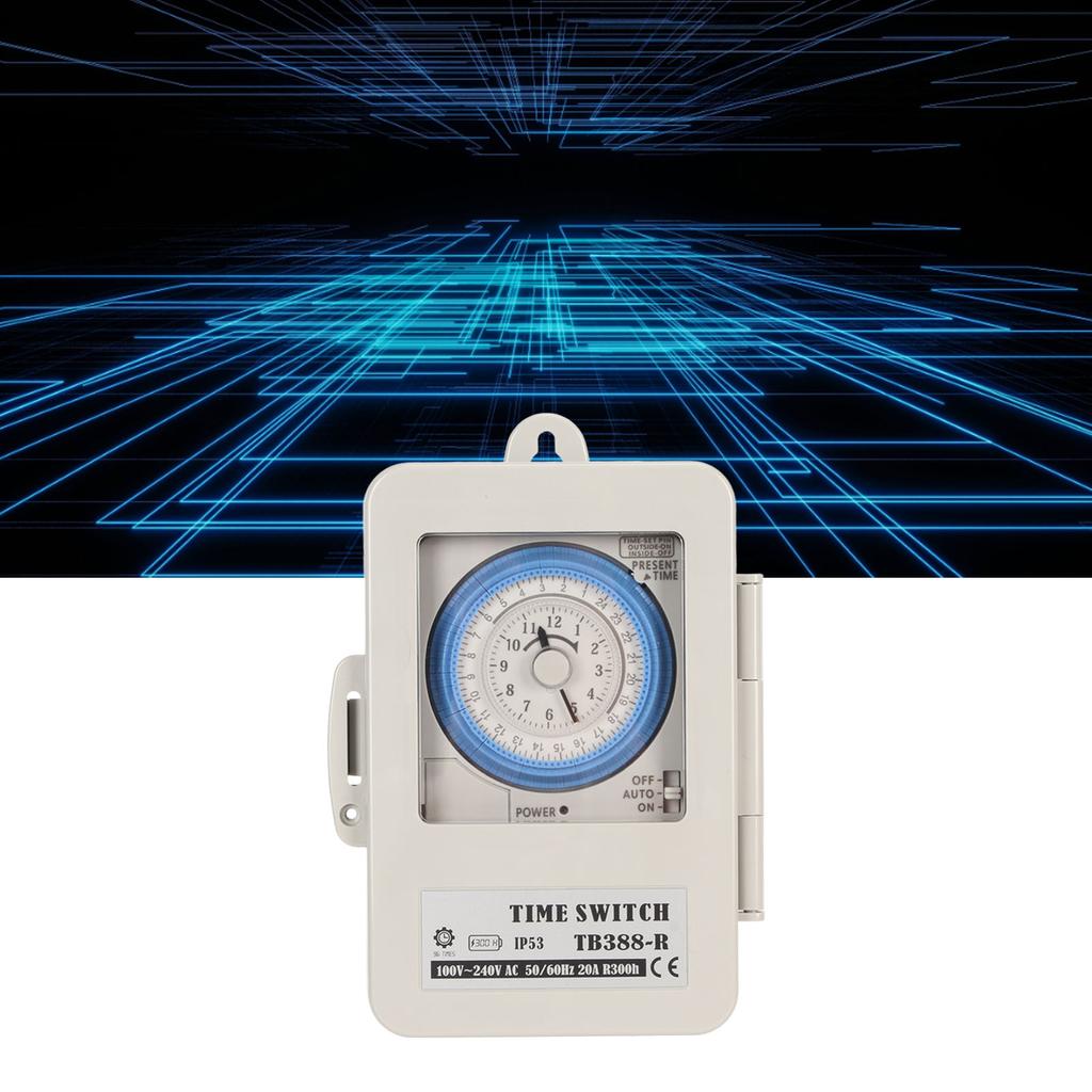 Mechanical Time Switch Multi Function Timer Control Switch for Home Kitchen AC