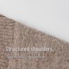 SHANSHAN Men's Merino Wool Cashmere Silk Blend Polo Sweater