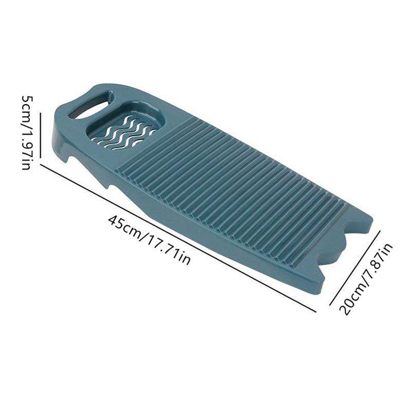 Durable Hand Wash Plastics Washboard Large Size Non-Slip Laundry Board With Soap Trough Household Clothes Cleaning Tool