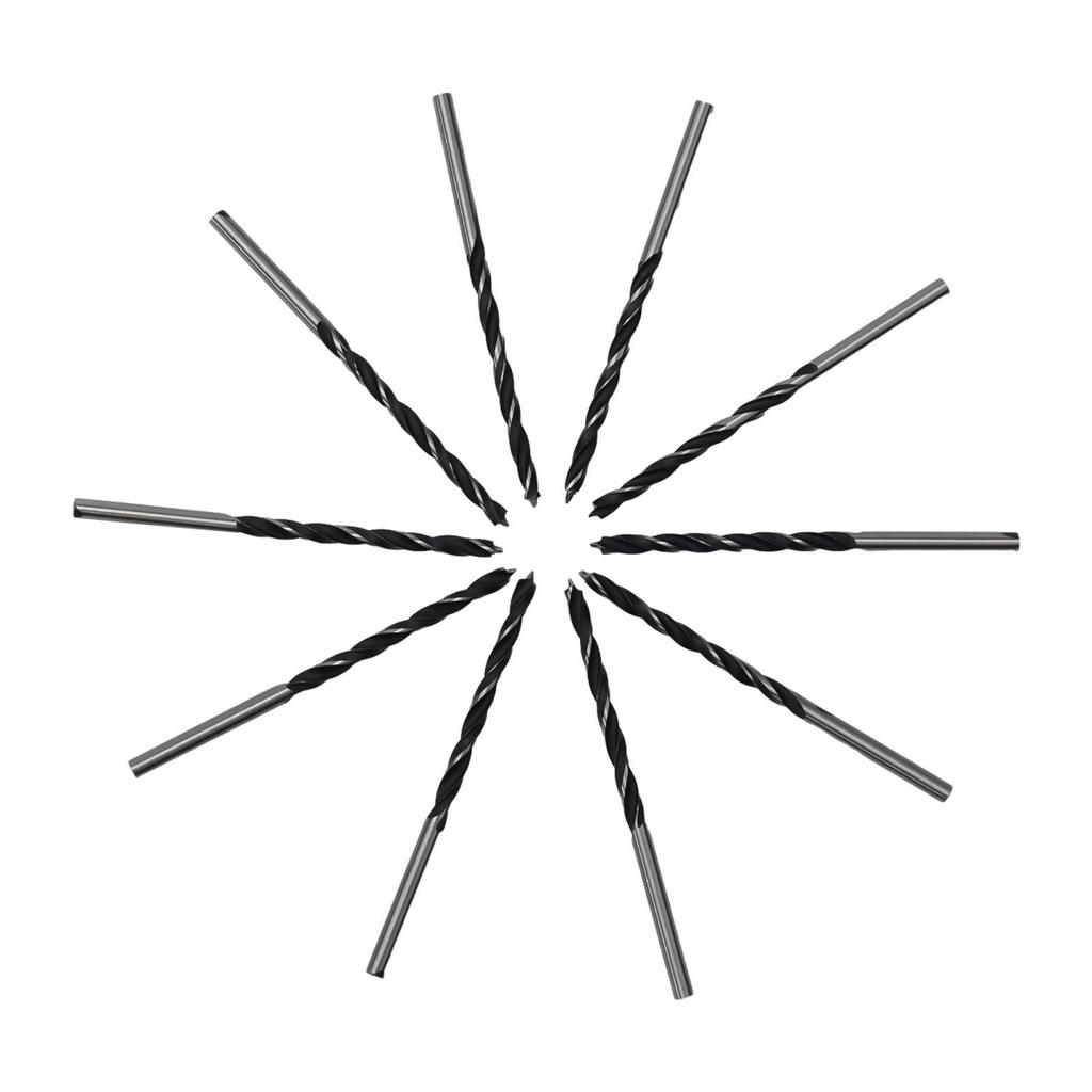 10 X 3mm Drill Bit Diameter Wood Drills With Center Point Portable Premium