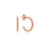 Tirrlirr Brisa Point Silver Pink Line Earrings Tessvp14937