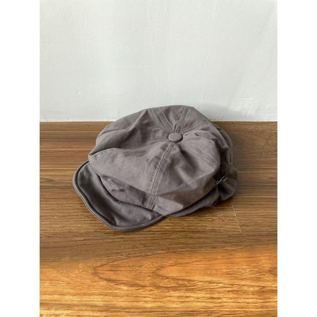 Unisex Japońsko-Koreański Artystyczny Beret Gazeciarza - Swobodny Letni Kapelusz w Stylu Ulicznym