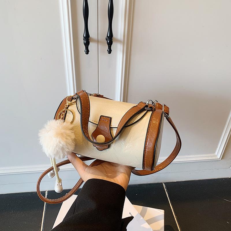 

Fashion contrasting color portable small bag women s new high-end versatile messenger bag small bag pillow bag