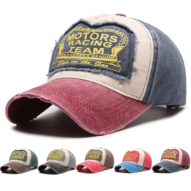 

Men s & Women s Trendy Washed Denim Baseball Cap - Spring/Autumn Casual Sun Hat with Distressed Duckbill Design. Adjustable бордовый