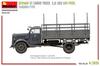 MiniArt German Army Cargo Truck Type PmQ600 Plastic Model Kit MA35449 1/35 WW.II 3-ton 3.6-36S Mid-Production