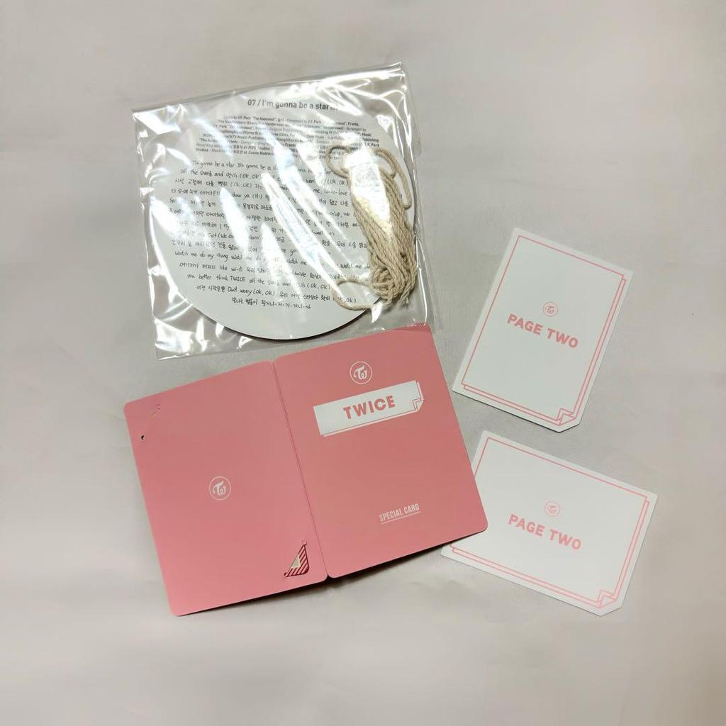 [USED] Rare TWICE 2nd Mini Album PAGE TWO with all accessories