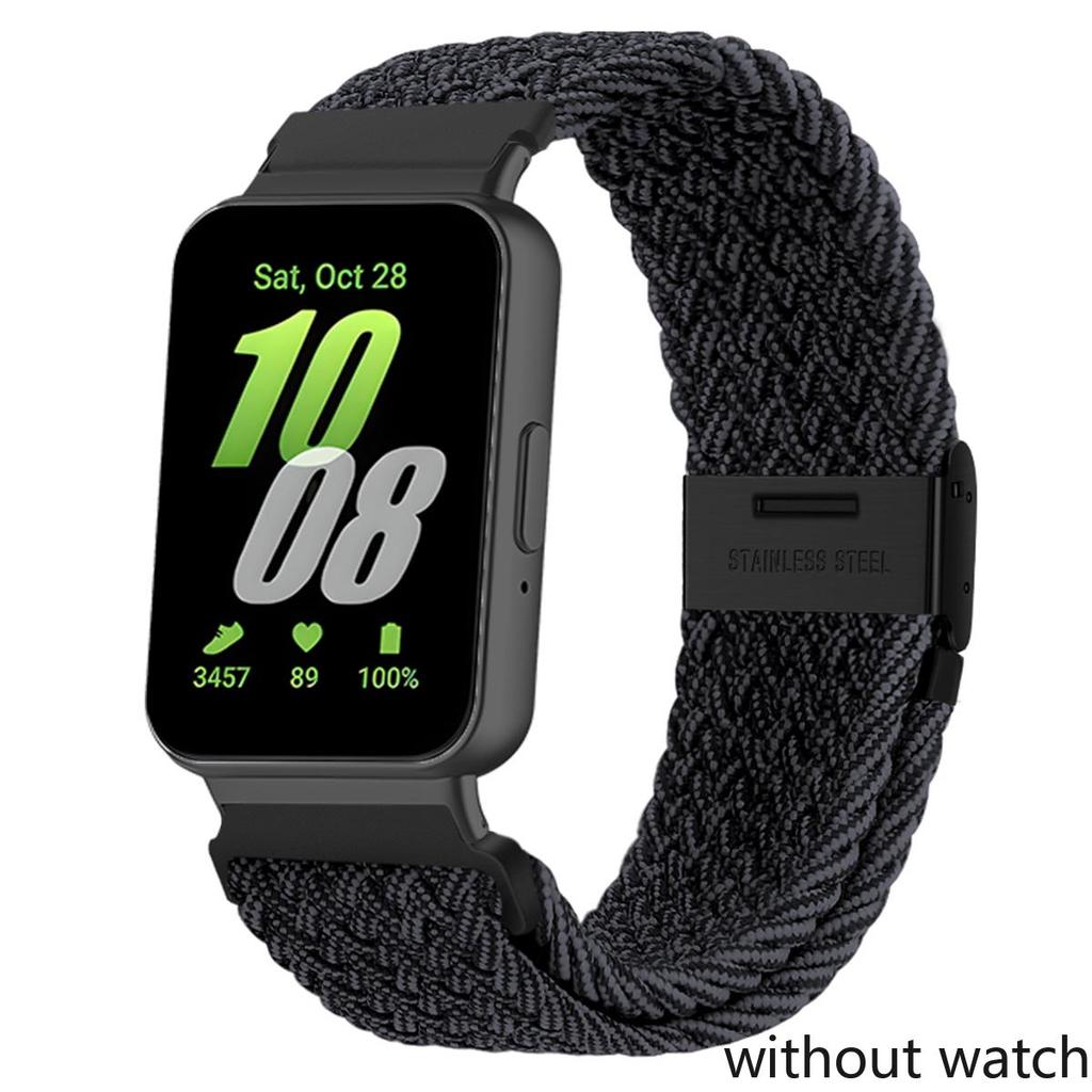 Braided Bands for Samsung Galaxy Fit 3 Sports Strap Adjustable Replacement Correa Nylon Bracelet for Samsung Galaxy Fit3 Band