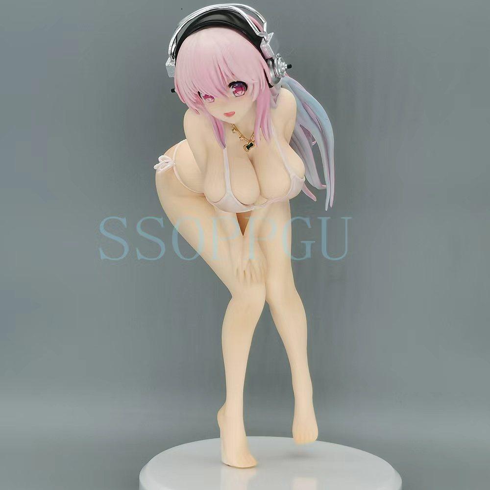 21cm Sonicomi Figure Anime Girl Action Toy Statue Game Collection Model Doll WAVE SUPER SONICO SUPERSONICO PVC 1/6 Articulated Poseable Detailed