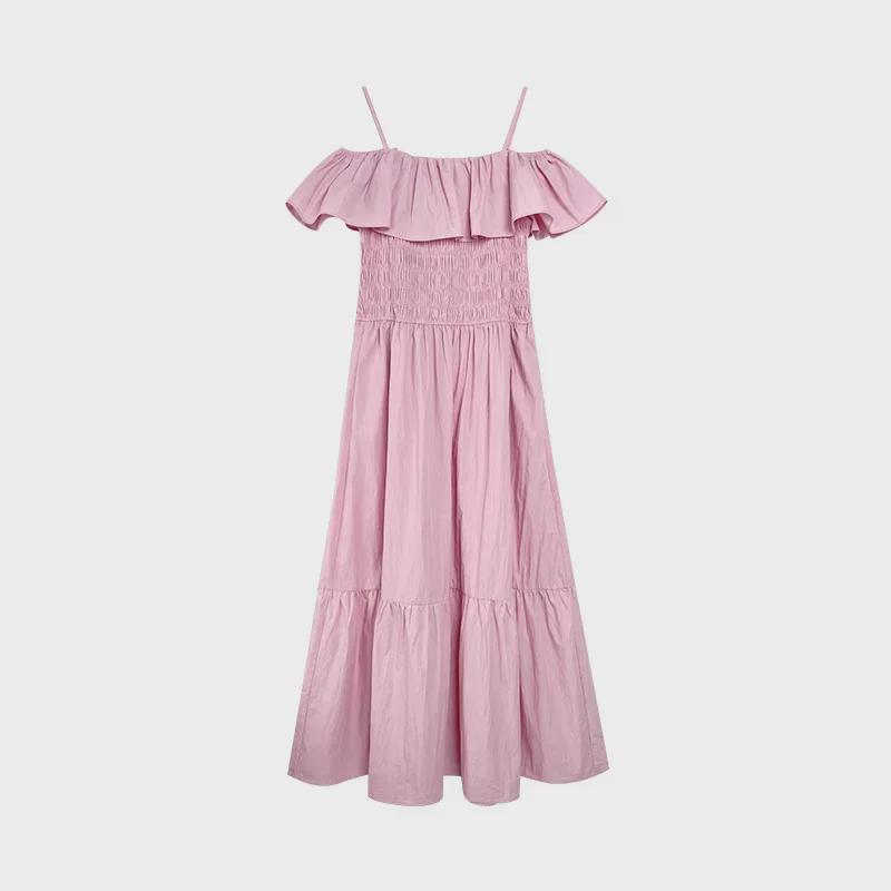 2024 Summer French-Inspired Ruffled Sling Dress S1136: Elegant Beauty