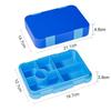 810ml Portable Lunch Box Sealed Leak Proof Compartment Food Fresh Container Easy To Clean for Students Office Workers Bento Box