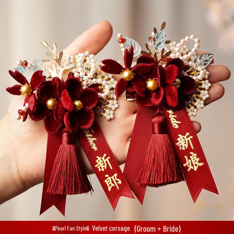 Wedding Boutonniere & Corsage for Groom, Bride, Parents, Best Man, Bridesmaid