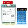 Cutting Edges MT7927 WiFi7 Wireless Adapters NGFFs M.2 Interfaces 320MHz Bandwidth 6GHz Channel 8774Mbps Metal Body