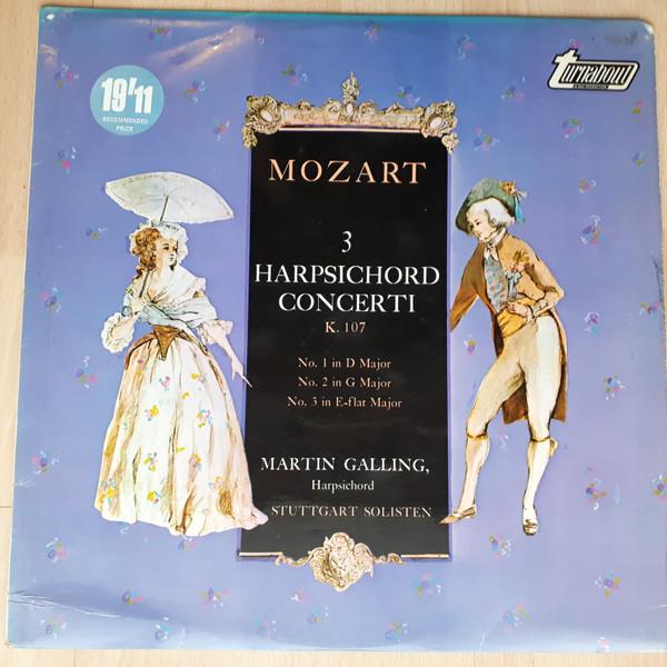 

LP Record MARTIN GALLING STUTTGARTER SOLISTE Mozart 3 Harpsichord Concerti K. 1 TV34312S Turnabout 1969 UK Classical Used