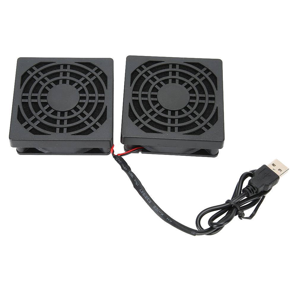 Ventilator Router Computer cu Capac de Praf Alimentare USB Instrument de Disipare a Căldurii pentru ASUS RTAC68U AC86U EX6200