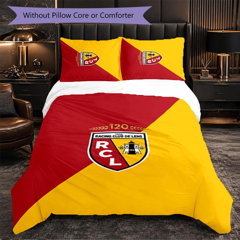 Lens FC Themed Bedding 3Pcs Duvet Cover Set Decorative Bed Linen For Teen Room Home Decoration