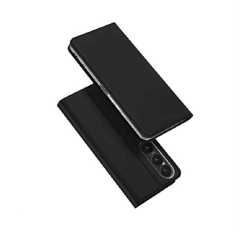 For Sony Xperia 1 Vii Pu Leather Flip Cover With Card Slot And Stand For Business Use