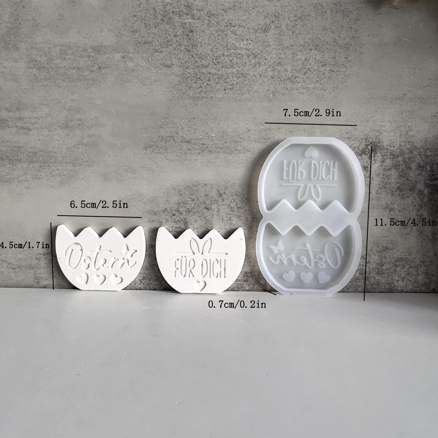 

1 шт. Силиконовая форма-корзинка для пасхального кролика и яиц, для цветочных композиций, гипсовых настенных панно, поделок из эпоксидной смолы, декор, подарок