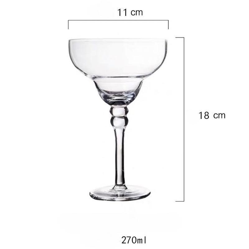 BRPainted Cocktail Crystal Glass Handmade Cocktail Cup Bar Retrostyle Margarita Cocktail Crystal Glass Home Tequila Highfoot GlassEY