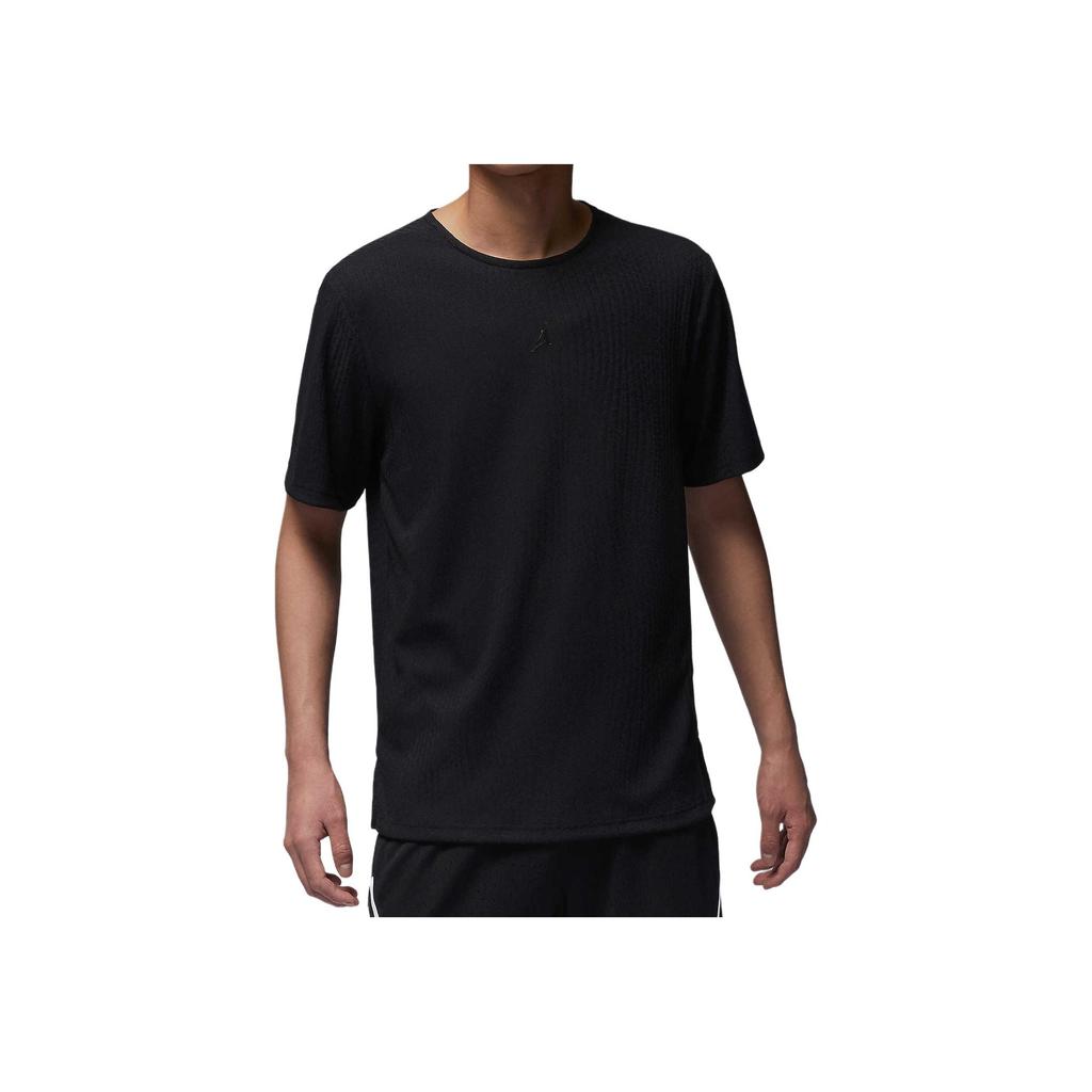 Jordan Solid Quick-Dry Comfortable Casual Short Sleeve T-Shirt Men Tops Black FN5865010