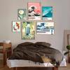 Hokusai Ohara Koson Japanese Art Whitepaper Poster Waterproof Paper Sticker Coffee House Bar Aesthetic Art Wall Painting