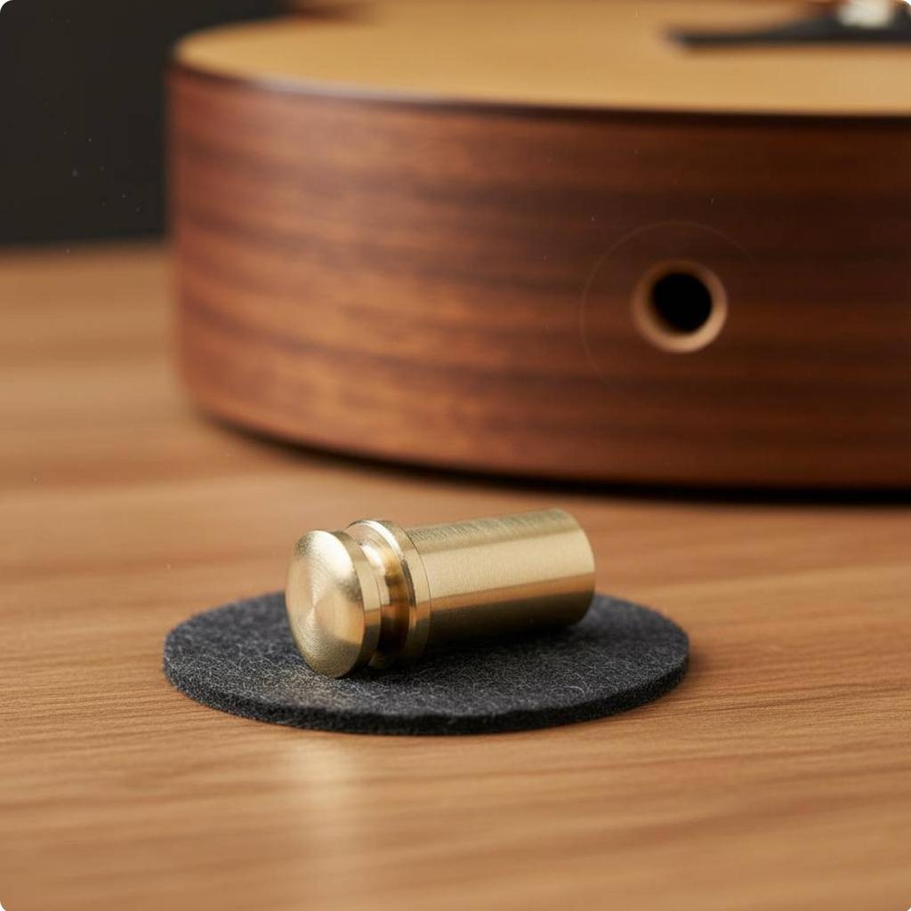 Acoustic Guitar Endpin Plug Secure Fit Pickup Hole Plug Instrument Accessory For Guitarists