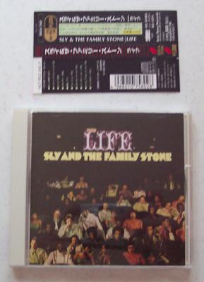 CD SLY  THE FAMILY STONE  Life ESCA7580 EPIC 1995 Japan ObiSoulFunk Begagnad