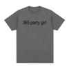 365 Party Girl Charli XCX Brat 360 Album T-Shirt Herren Damen Mode T-Shirt 100% Baumwolle Gemütliche Oversized T-Shirts