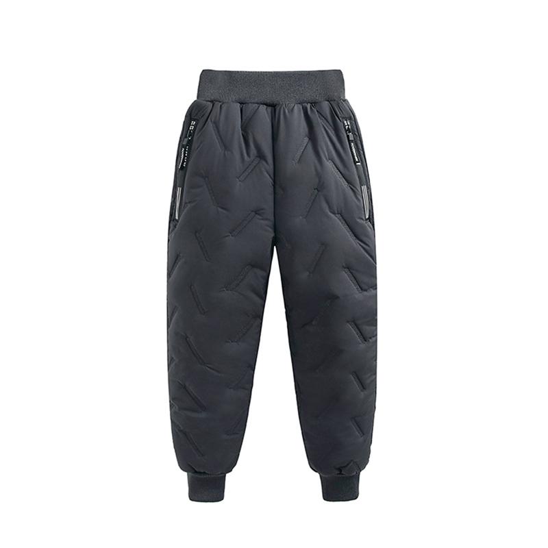 Mädchen Winter Warm Mode Kaschmir Baumwolle Hosen für Jungen im Alter von 3-12 Jahren Kinder Lässig Wasserdicht Verdicken Sweatpants Kinderkleidung