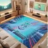 Wigan Warriors Personalized Crystal Velvet Carpet, Customized Name Text Soft Anti‑Slip Rug for Living Room Bedroom