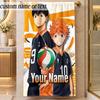 Beach TowelHaikyuu Custom Name Text Personalized Soft Towel for Beach Pool Indoor Home Decor Gift