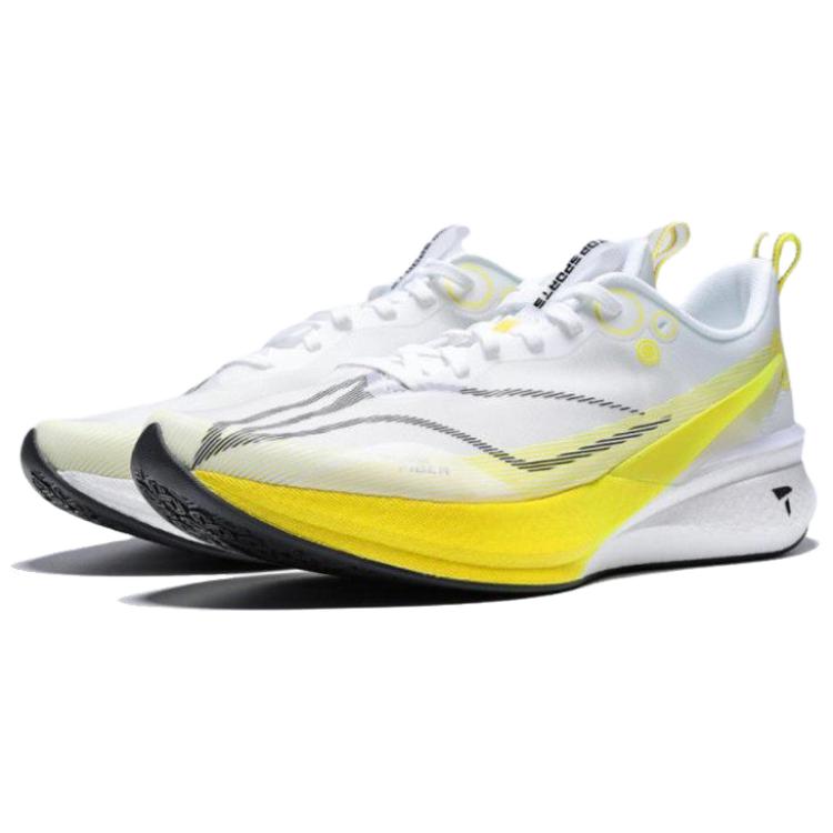 Li Ning Red Hare 8PRO Abrasion Resistant Cushioning Low top Casual Running Shoes Men's White Yellow ARPV003-36