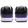 Nike Dunk Low SB Court Purple Unisex Sneakers White Black BQ6817-500