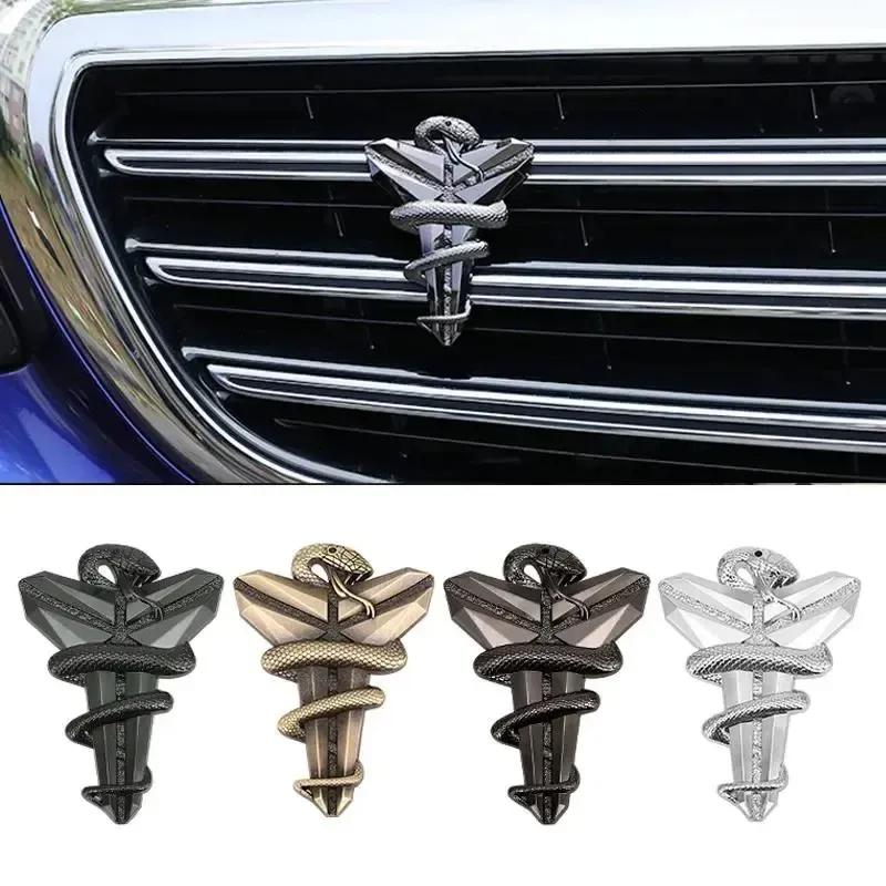 3D Metal for Kobe Bryant 24 MAMBA  Car Sticker Decals Front Hood Grill Emblem Universal Auto Motorcycle Styling Accessories