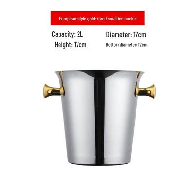 Youde European Style Stainless Steel Ice and Champagne Bucket