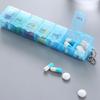 7 Days Pill Medicine Box Weekly Tablet Holder Storage Transparent Pill Case Organizer Container Clear Color Splitters Case