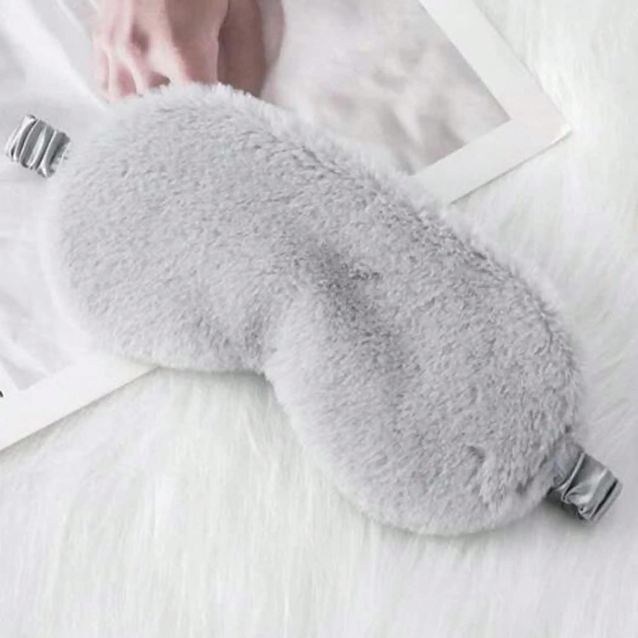 

1 шт.-Шелковая маска для сна Мягкая гладкая маска для сна для глаз Дорожная маска-затенитель Отдых Расслабление Повязка на глаза для сна Помощь для сна серый