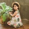 Summer Girl Flower Mesh Skirt Children's Ruffle Princess Skirt