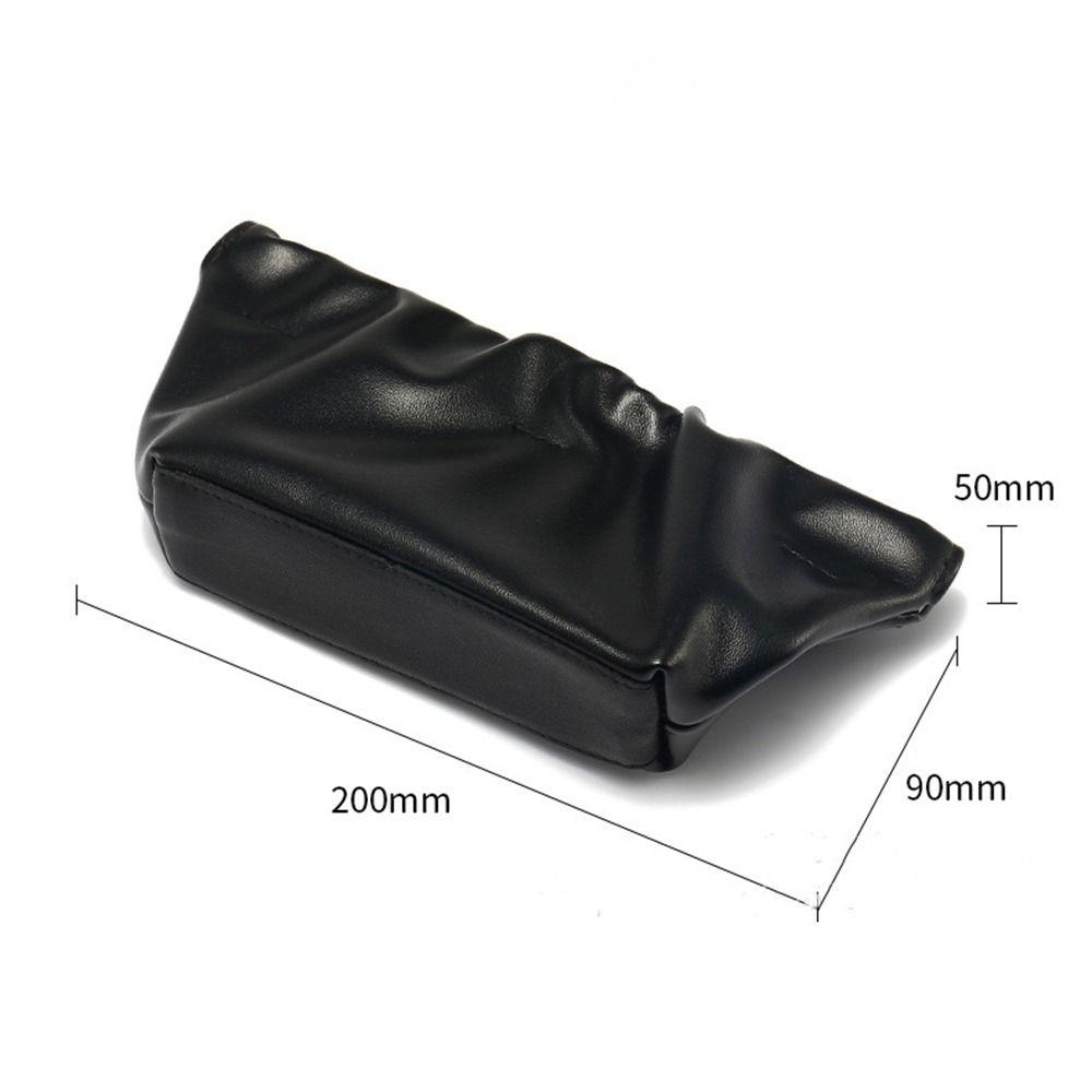 Bag Automatic Closed PU Leather Glasses Case Cosmetic Bag Eyewear Storage Bag Sunglasses Pouch
