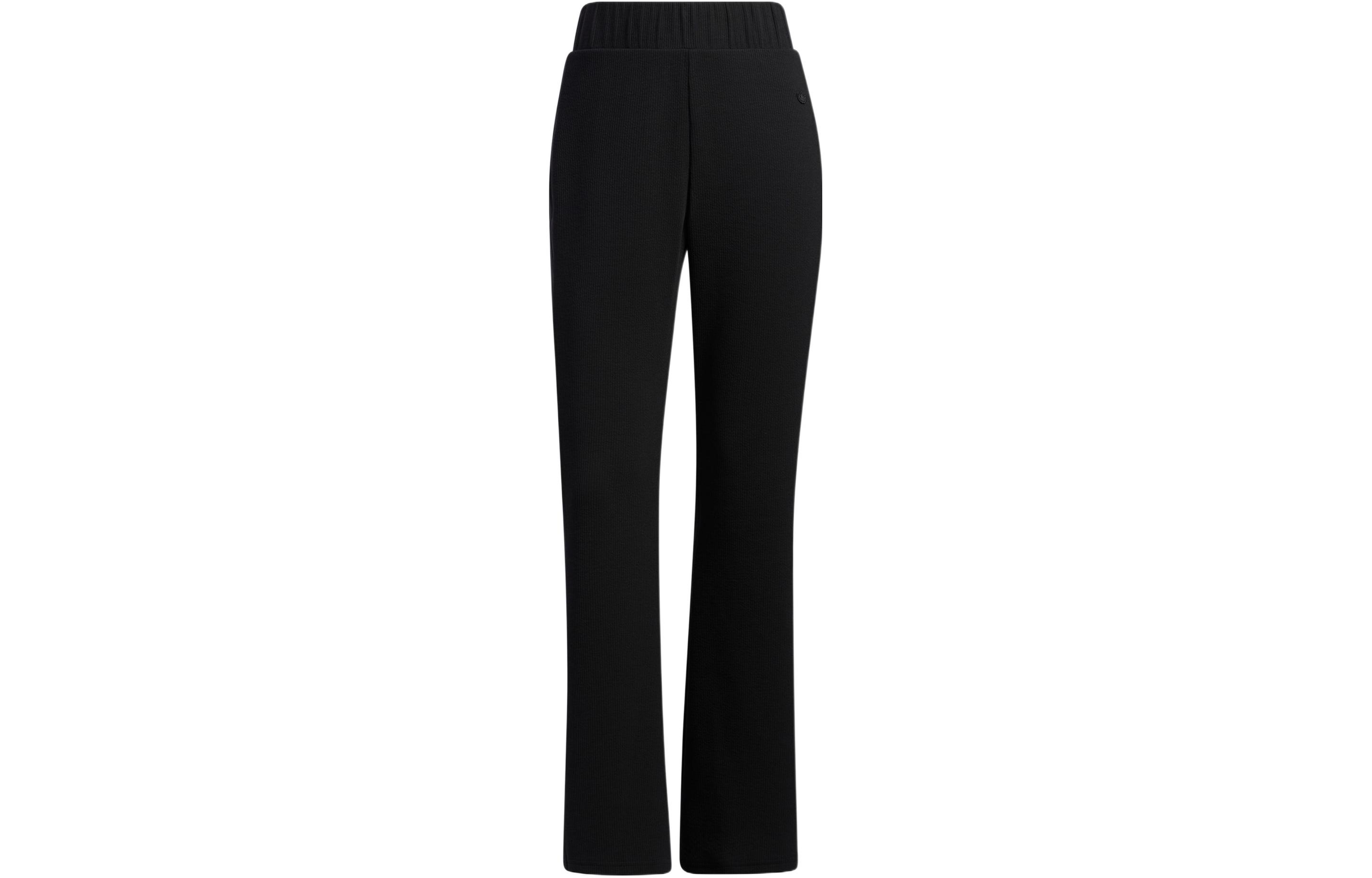 

Adidas Originals Knitted Sweatpants Women s Black Moderate Straight Fit Pants HY1359 XS
