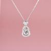 New Chinese Style S925 Sterling Silver Gourd Clavicle Necklace for Women - Trendy Niche Design