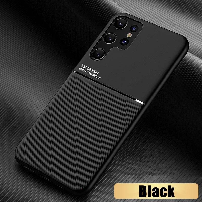 

S25 S26 Ultra Magnet Case For Samsung Galaxy S26 S25 Edge S24 S23 S22 S21 S20 FE Note 20 Ultra 10 Plus A56 Silicone Case Cover Galaxy Note10+ чёрный