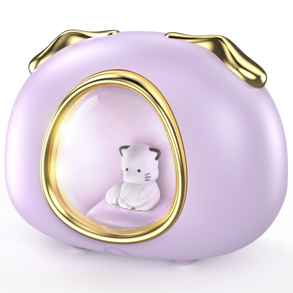 Mini Cartoon Bluetooth Speaker White Noise Sleep Aid Soundbar Wireless TWS  Connection Stereo Music Box Night Light Sleep Timer