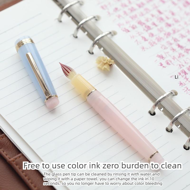 JINHAO 82 Glass Dip Pens One Stroke Two Styles with Fountain Pen Nib Ink Converters Calligraphy Pen Stationery School Supplies