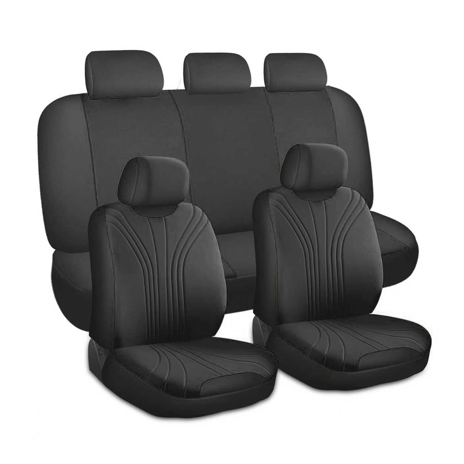 Autostoelhoezenset 5 Stoelen Antislip Ademend Volledige Set Stoelbeschermers Eenvoudig te Installeren