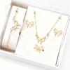 Exquisite Shiny Bow Necklace Fashionable Fresh Elegant Jewelry For Women Versatile Accessory Gift